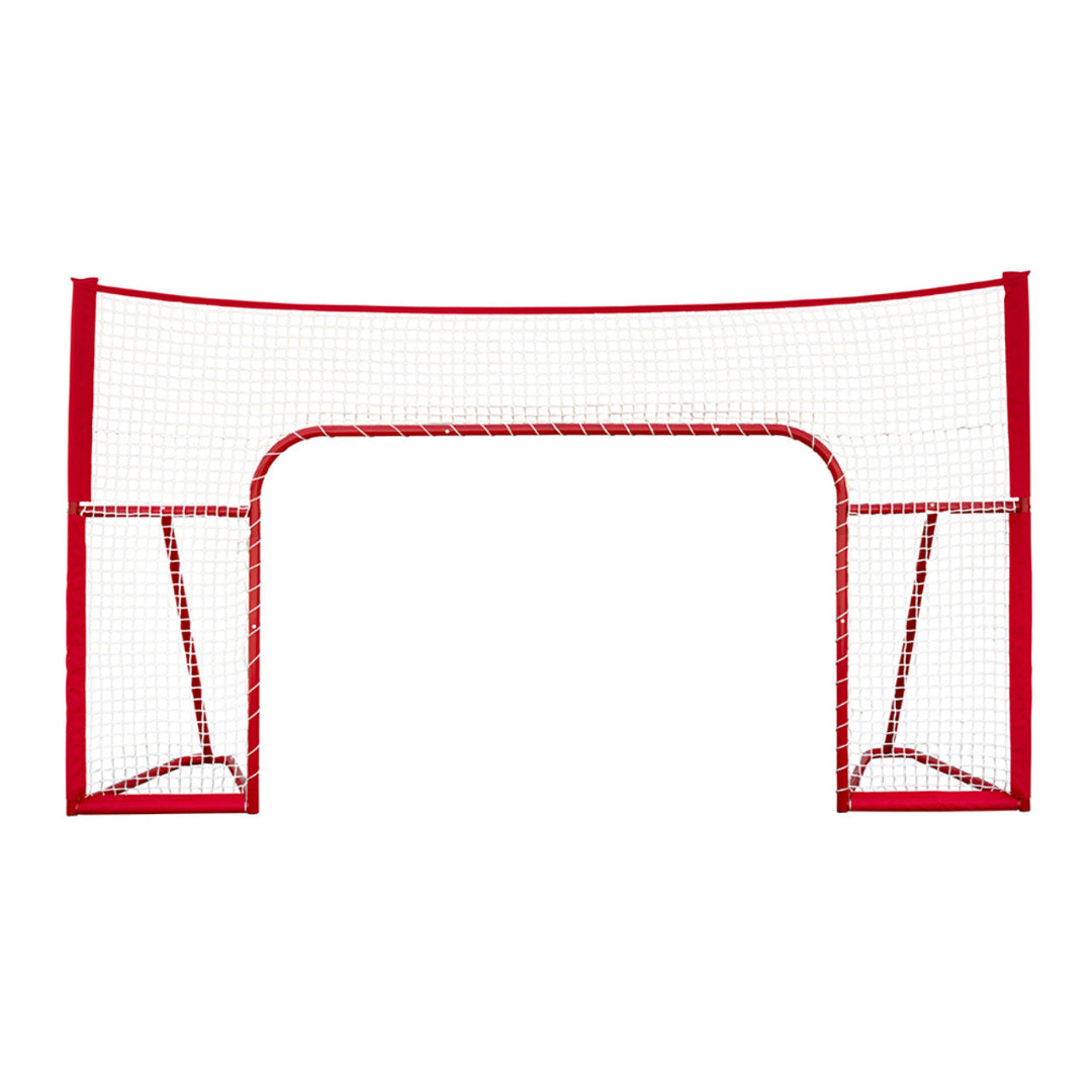 Winnwell Standalone Hockey Net Backstop Heavy Duty 72" white red
