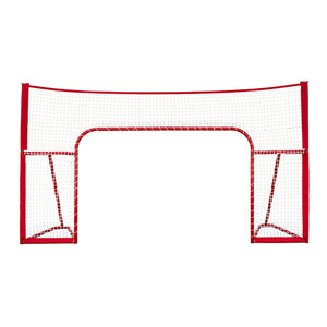 Winnwell Standalone Hockey Net Backstop Heavy Duty 72" white red