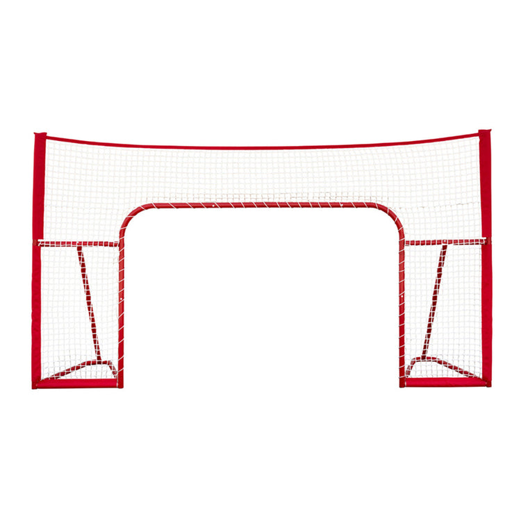 Winnwell Standalone Hockey Net Backstop Heavy Duty 72" white red