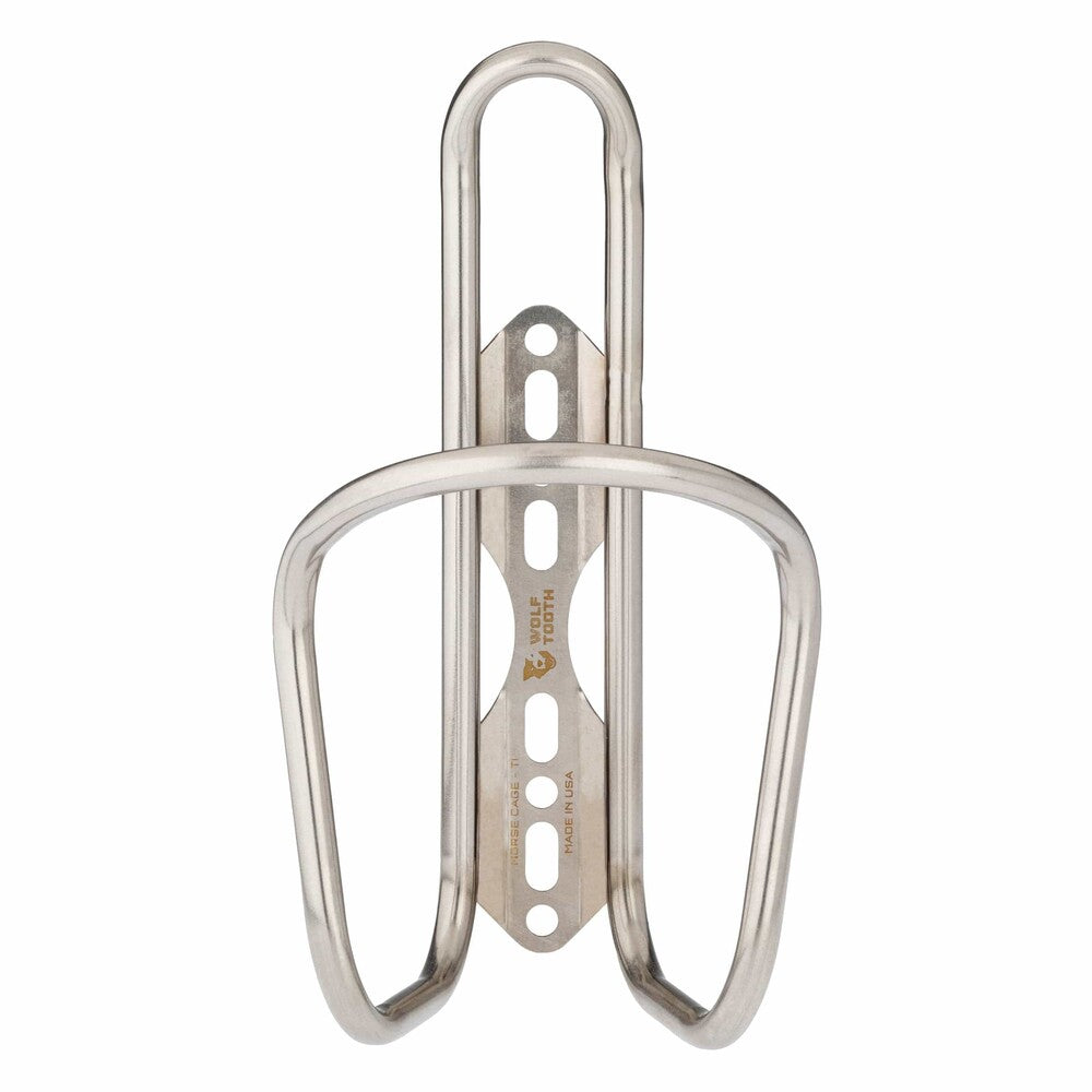 Wolf Tooth Morse Limited Edition Water Bottle Cage silver