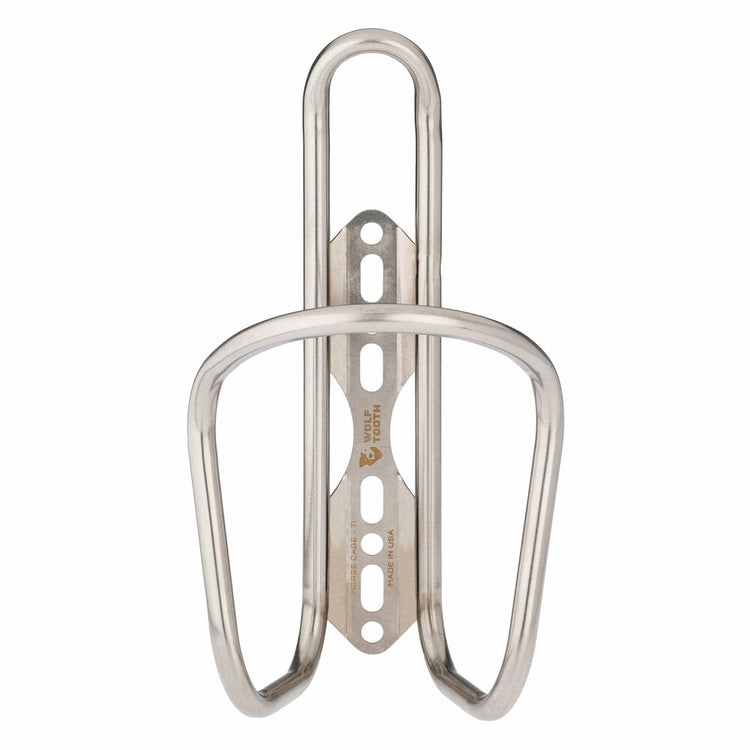 Wolf Tooth Morse Limited Edition Water Bottle Cage silver
