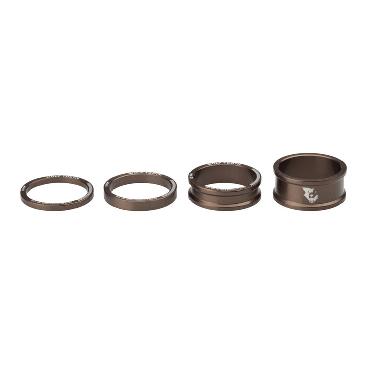 Wolf Tooth Precision Headset Spacers espresso