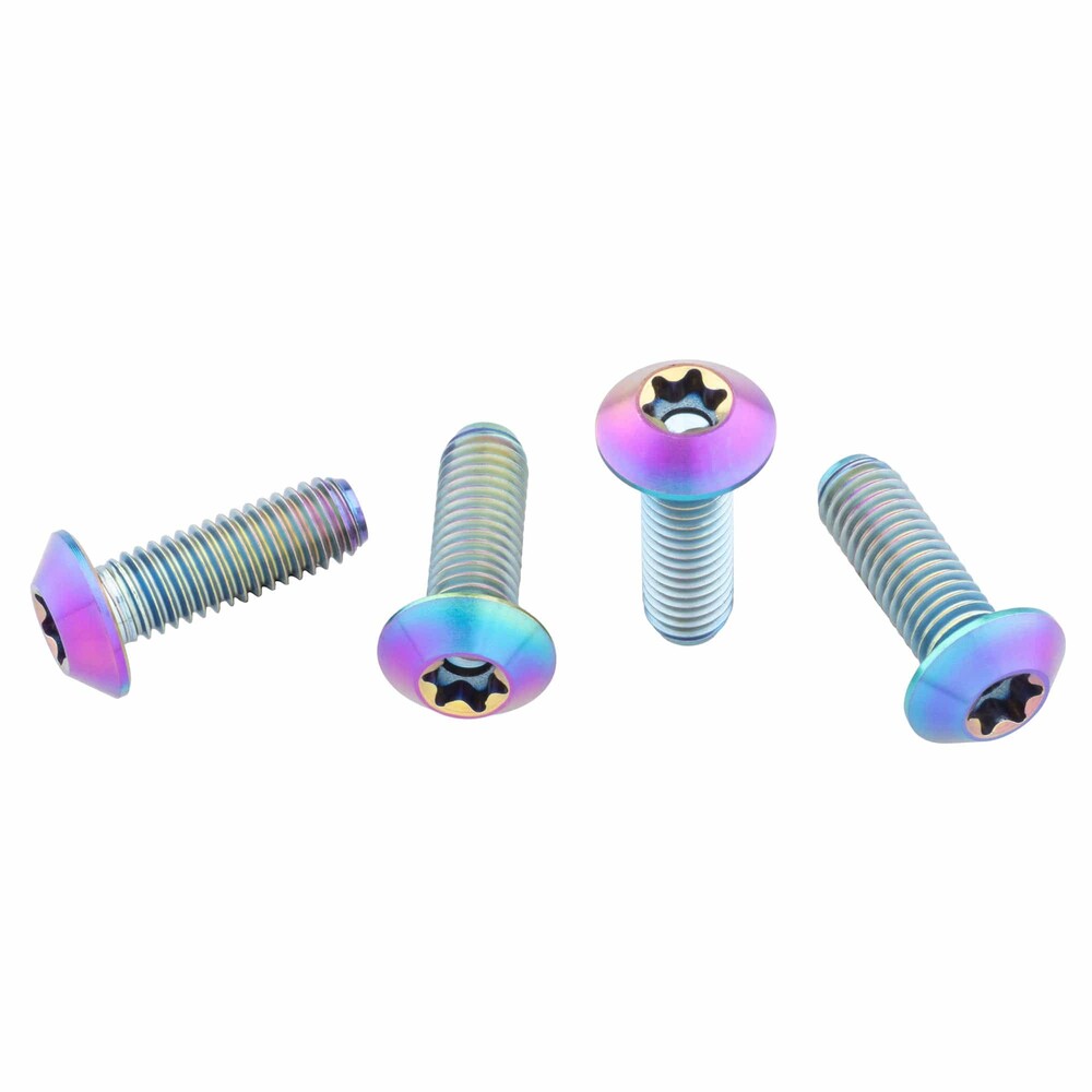 Wolf Tooth Titanium Water Bottle Cage Bolts Oil Slick
