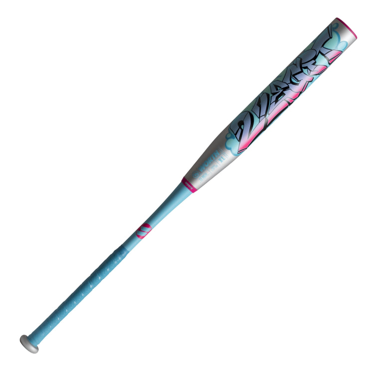 Worth 2Legit 2PC XL Load Slo-Pitch Bat blue/silver/pink