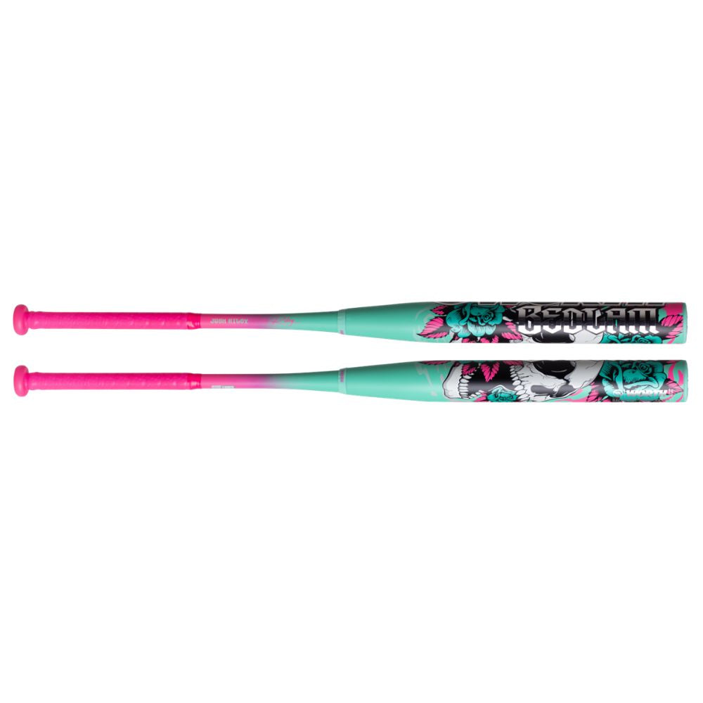 Worth Bedlam 2-Piece Balanced Slo-Pitch Bat pink/teal