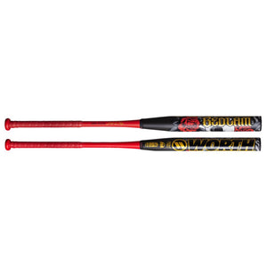 Worth Bedlam 2-Piece XXL Loaded Slo-Pitch Bat red/black