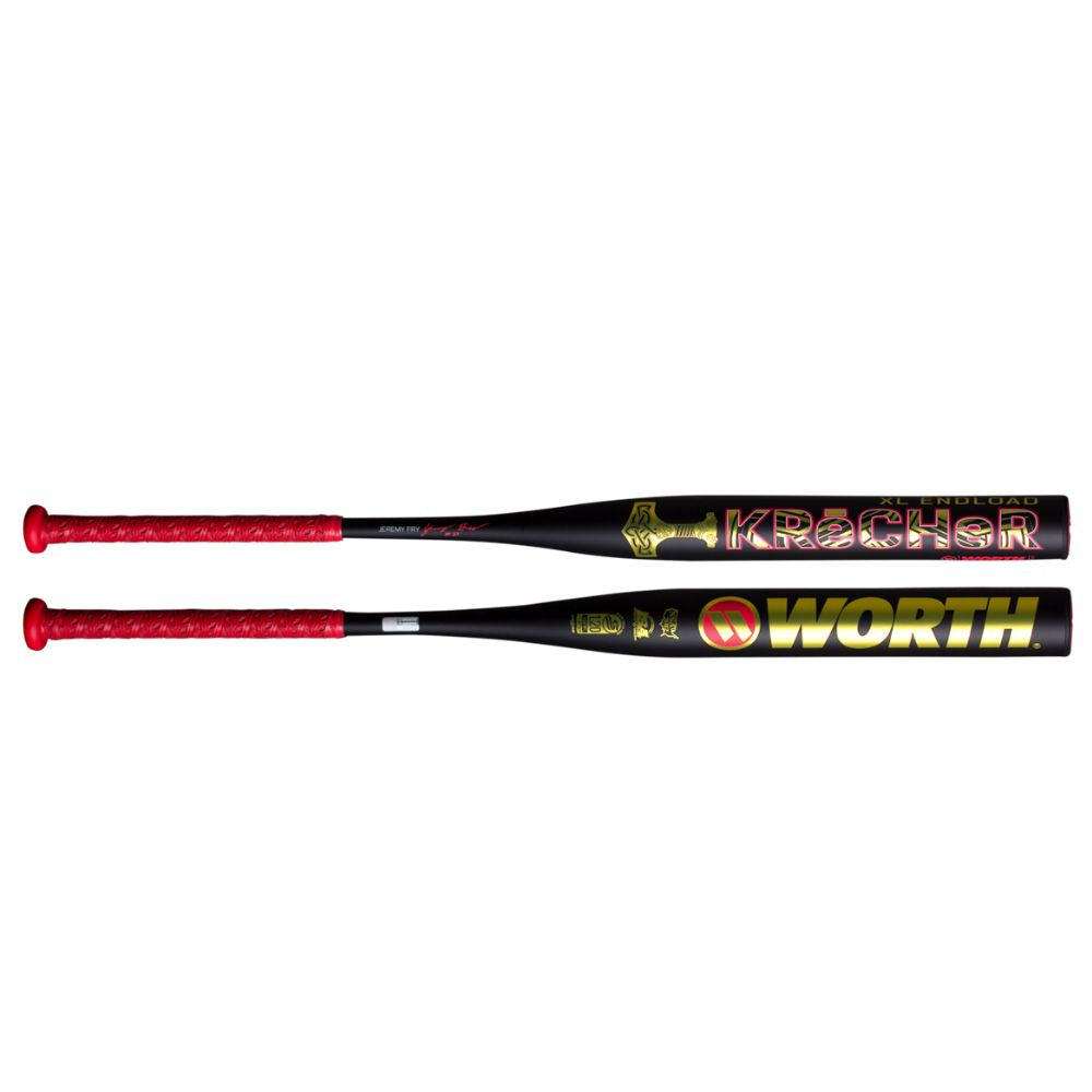 Worth Bedlam Krecher XL Loaded Slo-Pitch Bat Balck/Red