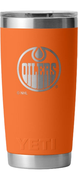 YETI NHL Edmonton Oilers Rambler Tumbler 20oz/591ml orange