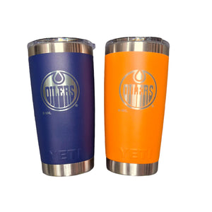 YETI NHL Edmonton Oilers Rambler Tumbler 20oz/591ml blue orange