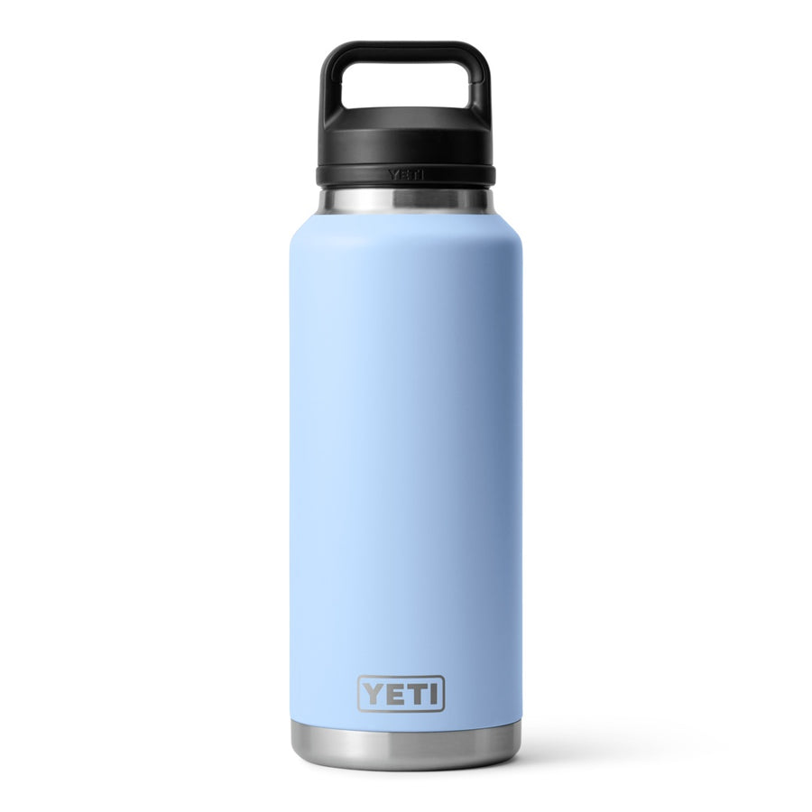 YETI Rambler Bottle 46oz Big Sky Blue chug cap 1.36 L