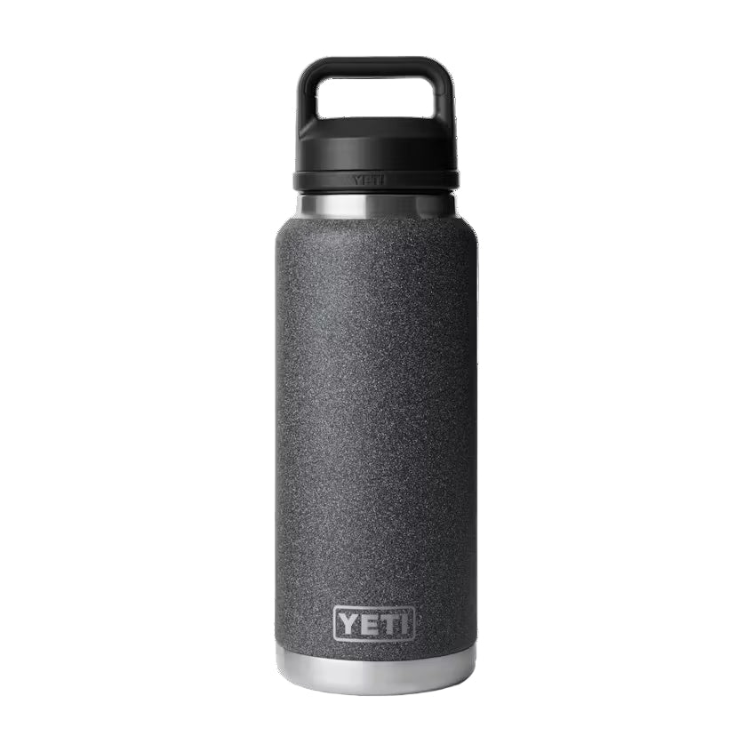 YETI Rambler Chug Cap Bottle 36oz/1L black stone