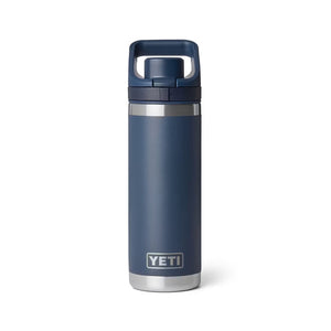 YETI Rambler Flip Chug Bottle 18oz navy blue