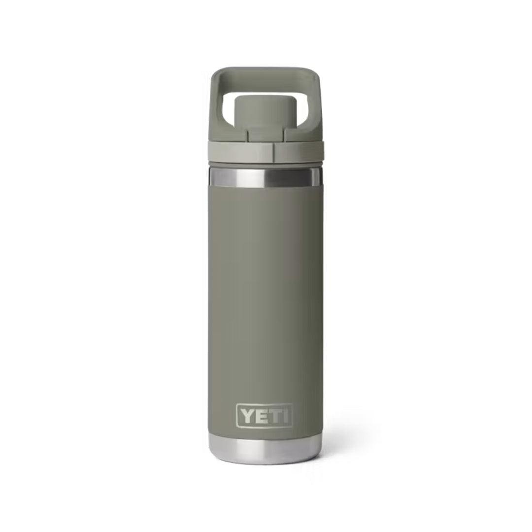 YETI Rambler Flip Chug Bottle 18oz pampa green