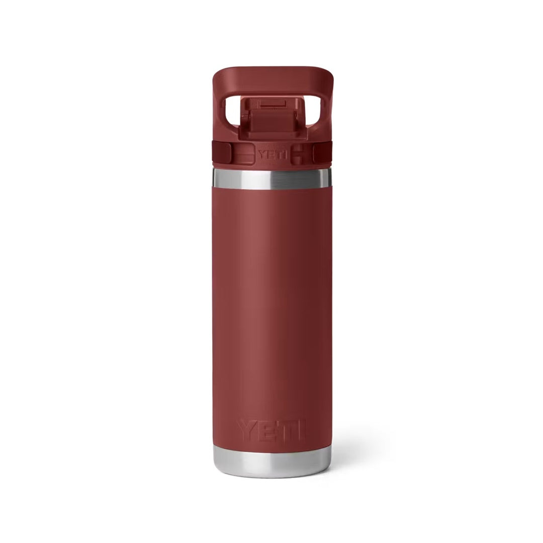 YETI Rambler Flip Chug Bottle 18oz stag red