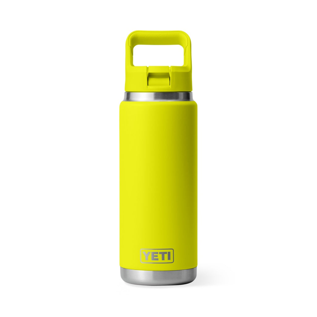 YETI Rambler Straw Bottle 26oz Firefly Yellow