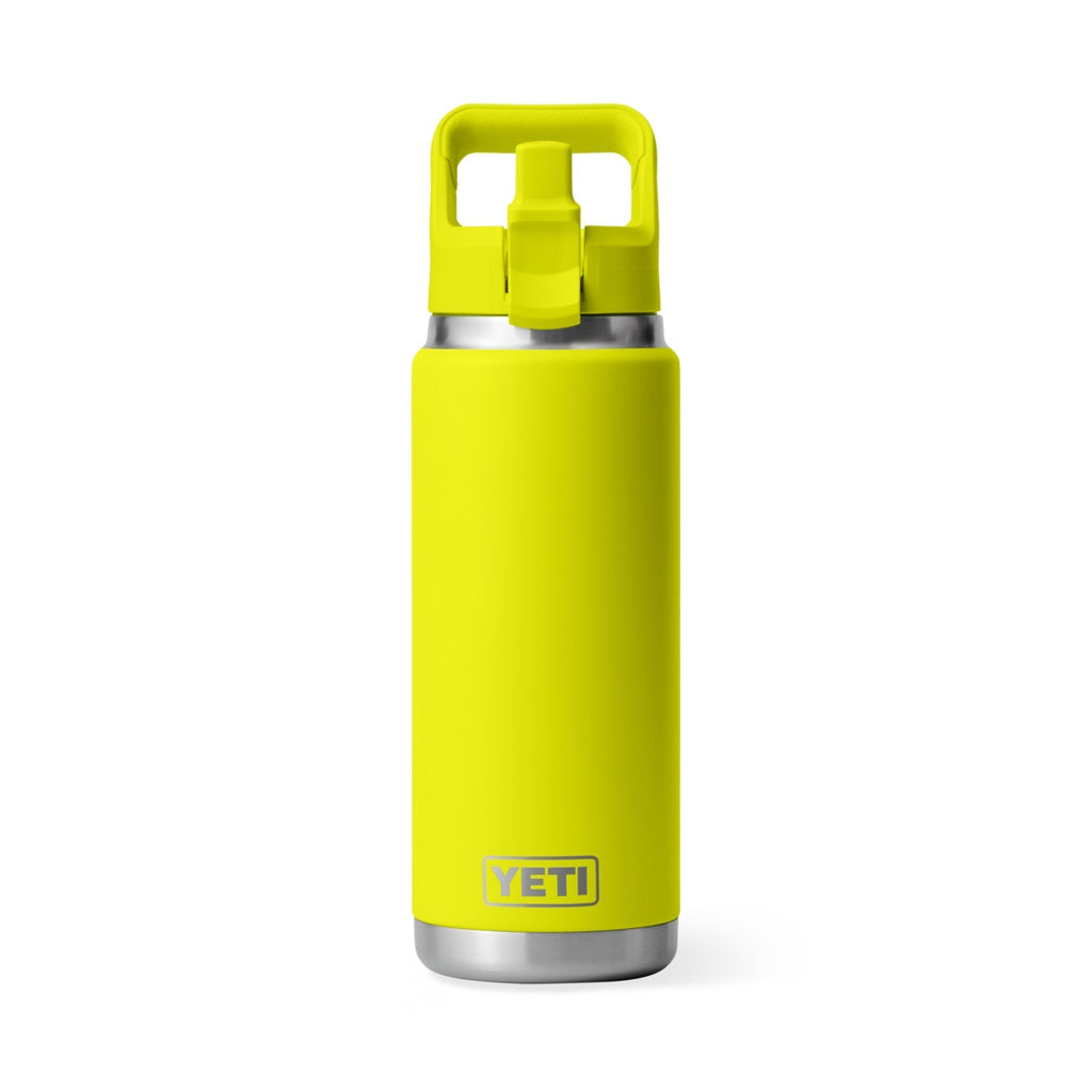 YETI Rambler Straw Bottle 26oz Firefly Yellow