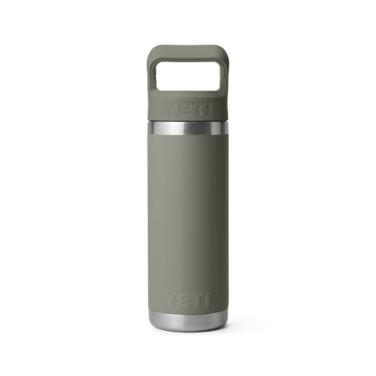 YETI Rambler Straw Cap Bottle 18oz/532ml pampa green