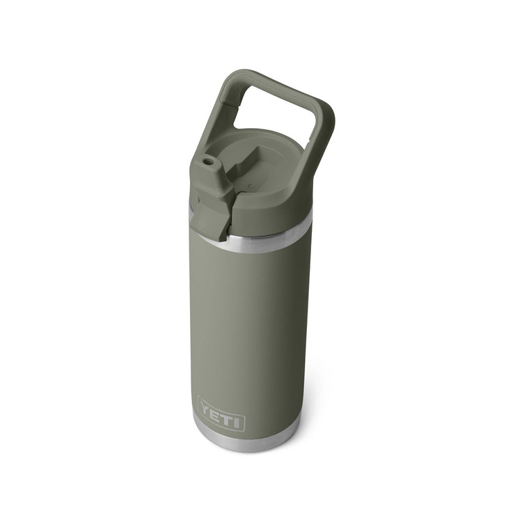 YETI Rambler Straw Cap Bottle 18oz/532ml pampa green