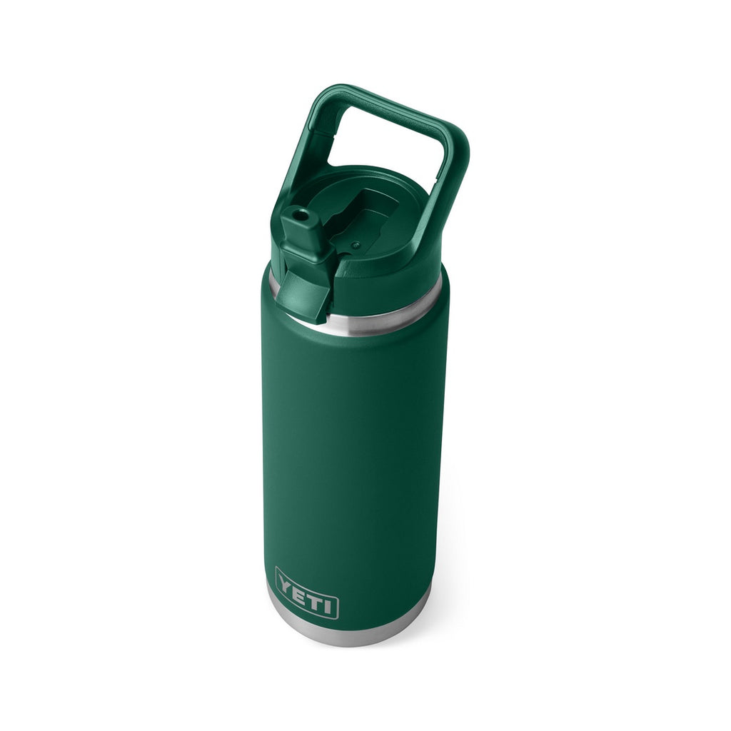YETI Rambler Straw Cap Bottle 26 oz / 769 ml black forest green