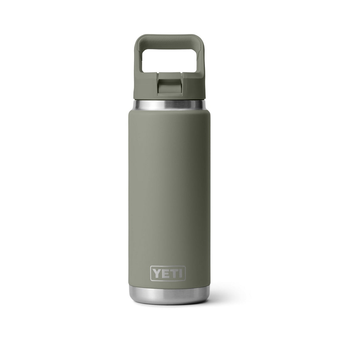 YETI Rambler Straw Cap Bottle 26oz/769ml pampa green