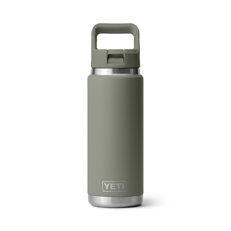 YETI Rambler Straw Cap Bottle 26oz/769ml pampa green