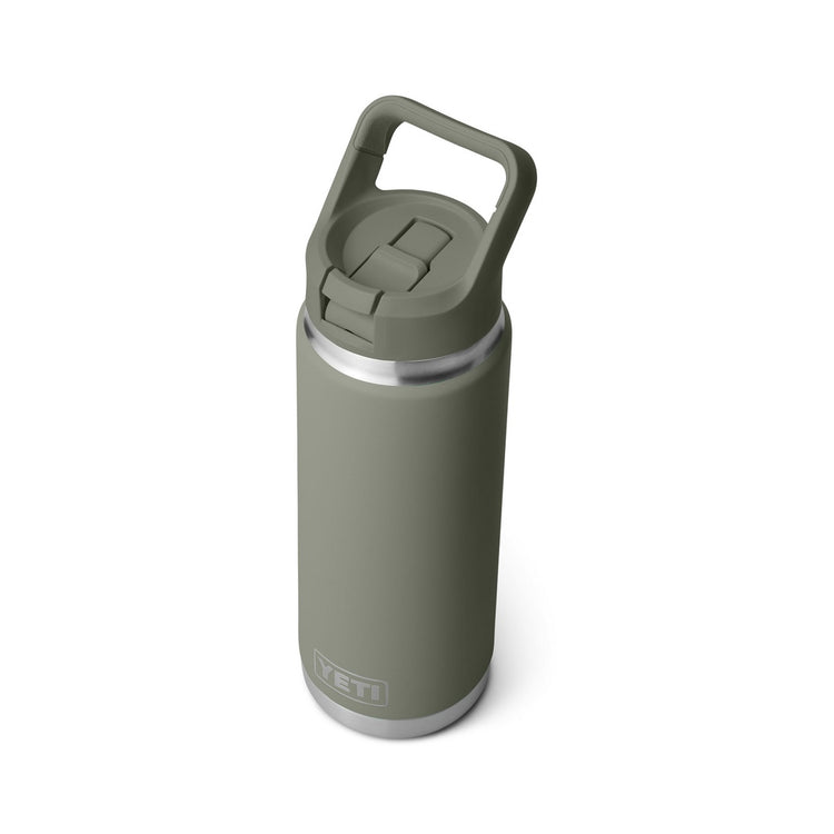 YETI Rambler Straw Cap Bottle 26oz/769ml pampa green