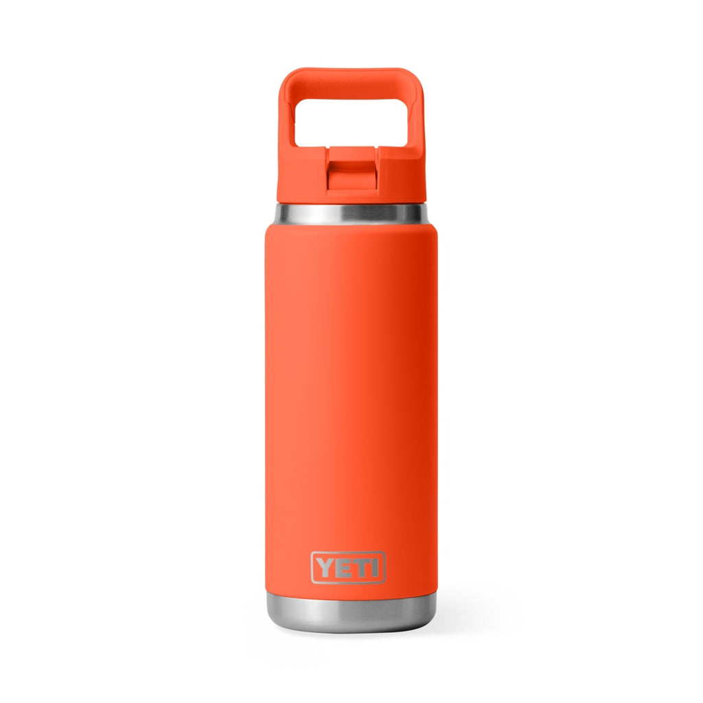 YETI Rambler Straw Cap Bottle 26oz/769ml Papaya orange