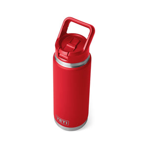 YETI Rambler Straw Cap Bottle 26oz/769ml red
