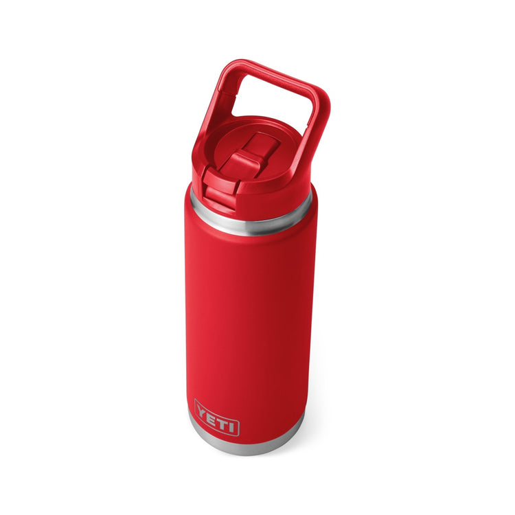 YETI Rambler Straw Cap Bottle 26oz/769ml red