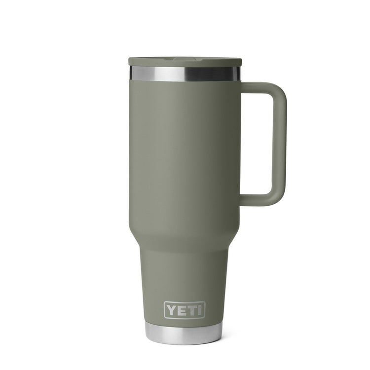 YETI Rambler Straw Lid Travel Mug 40 oz pampa green
