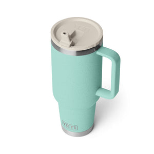 YETI Rambler Straw Lid Travel Mug 40 oz sea stone