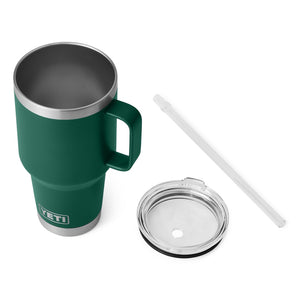 YETI Rambler Straw Mug 35 oz / 1 L black forest green