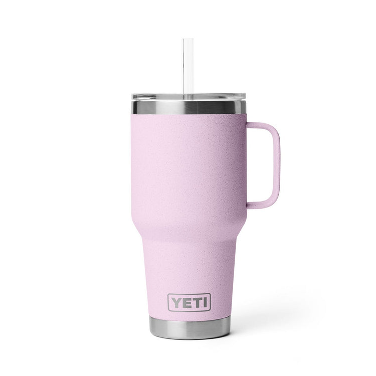 YETI Rambler Straw Mug 35 oz / 1 L cherry blossom pink