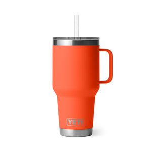 YETI Rambler Straw Mug 35oz/1L Papaya orange