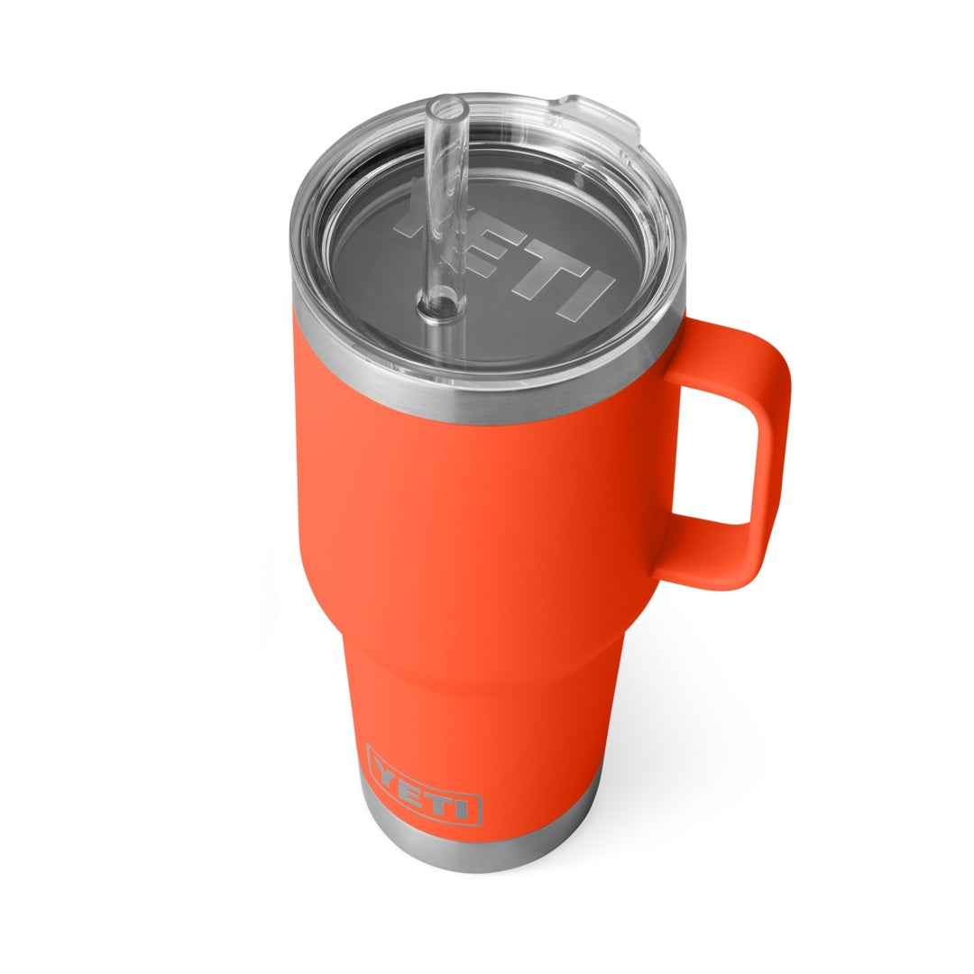 YETI Rambler Straw Mug 35oz/1L Papaya orange