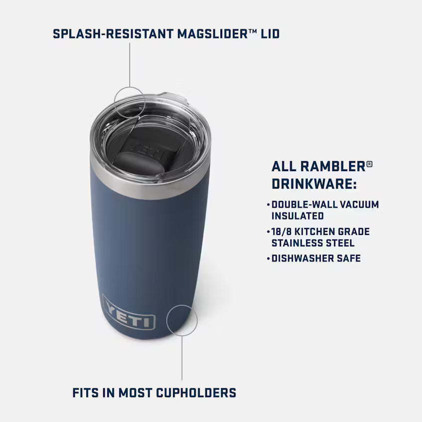 YETI Rambler Tumbler 20oz/591ml navy