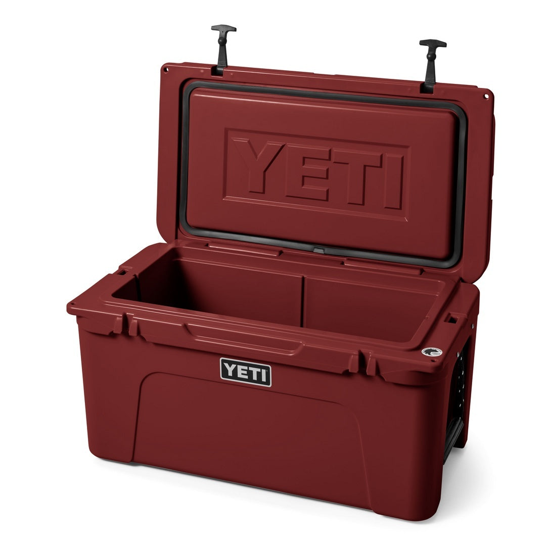 YETI Tundra 65 Hard Cooler stag red