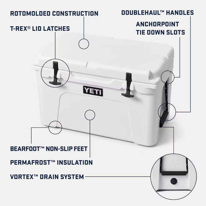 YETI Tundra Hard Cooler white