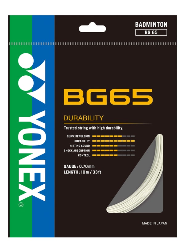 Yonex BG 65 Badminton String White