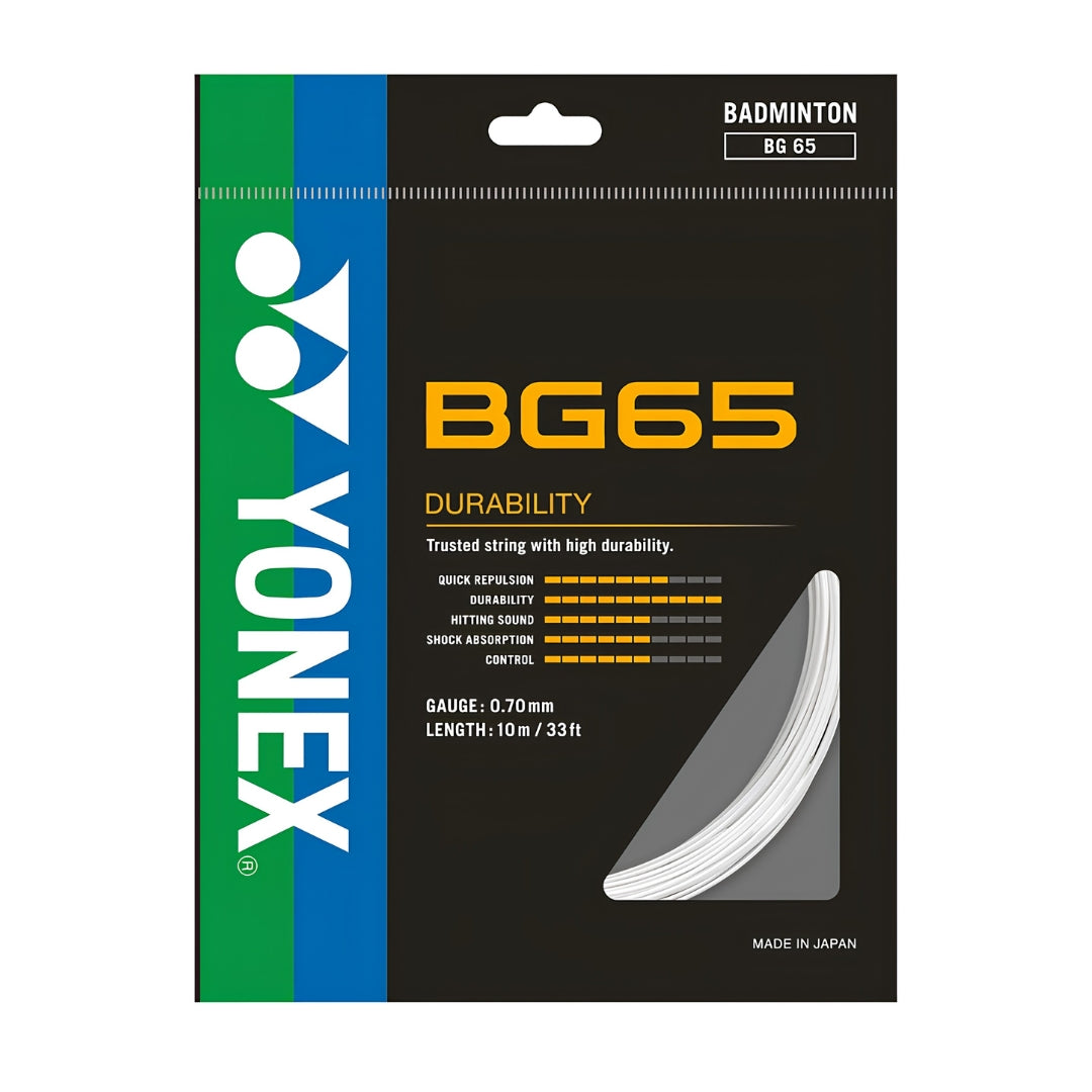 YONEX BG 65 Badminton String white