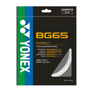 YONEX BG 65 Badminton String white