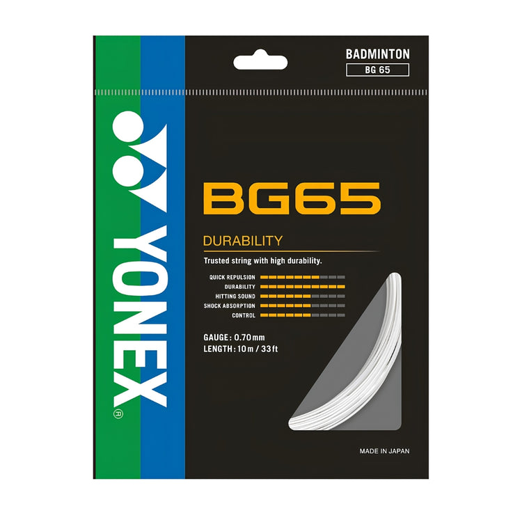 YONEX BG 65 Badminton String white