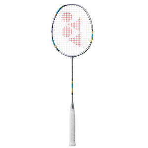 Yonex Nanoflare 700 Game Strung Badminton Racquet silver/ sky blue