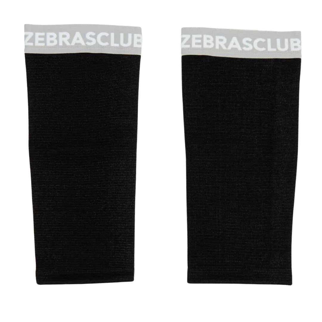 Zebrasclub Senior Referee Compression Shin Sleeve black