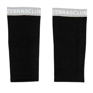 Zebrasclub Senior Referee Compression Shin Sleeve black