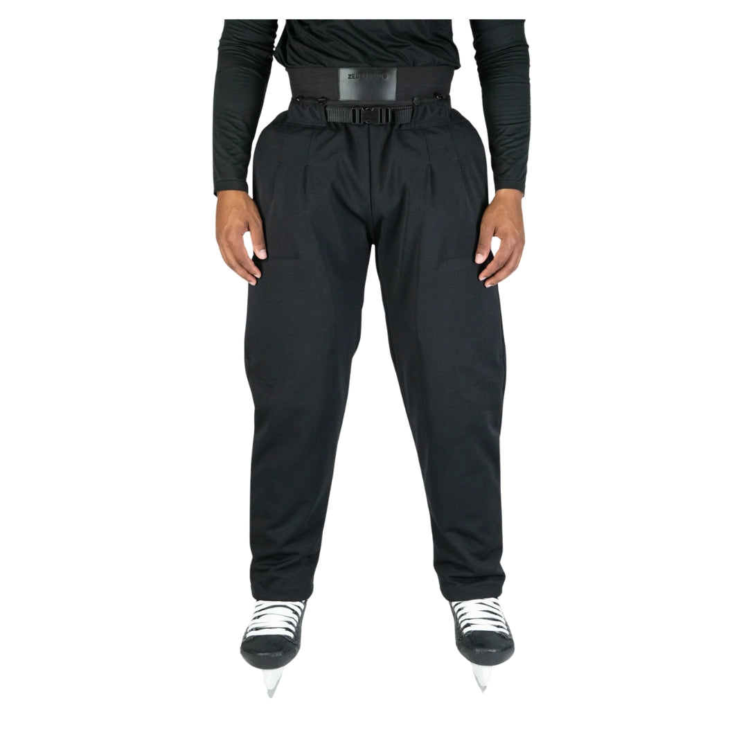 Zebrasclub Senior ZP-Pro Padded Hockey Referee Pant black