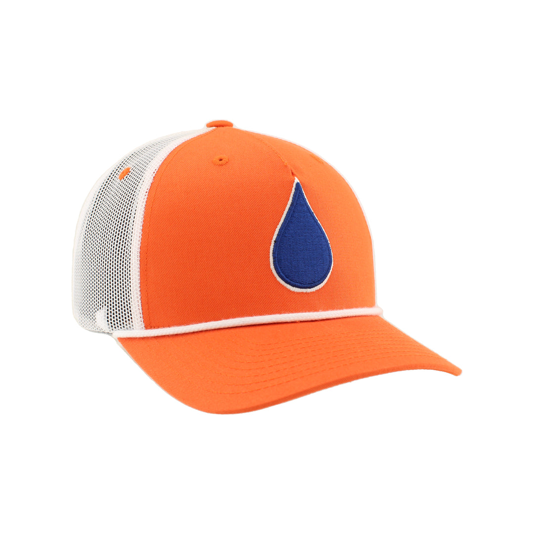 Zephyr Men's NHL Oil Drop Cargo Rope Hat orange white