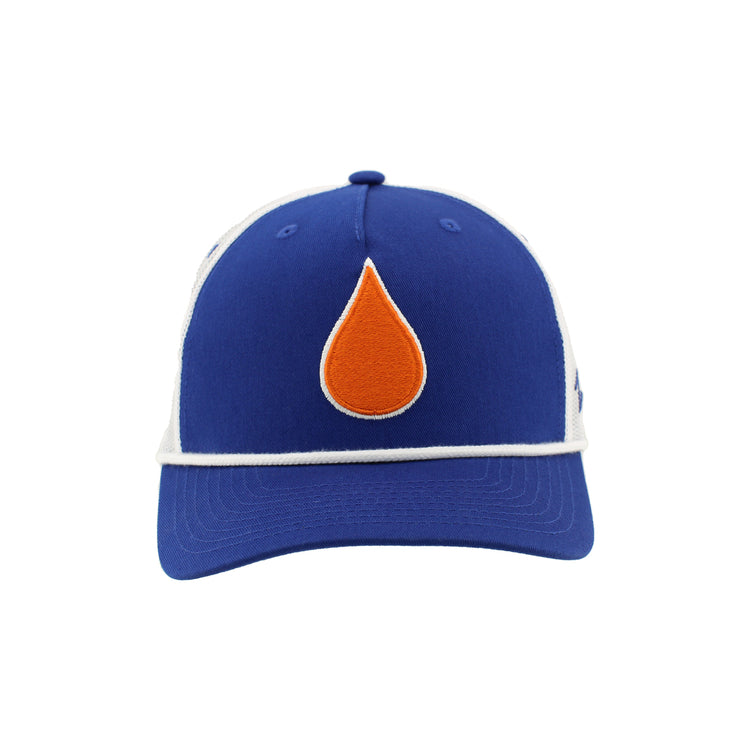 Zephyr Men's NHL Oil Drop Cargo Rope Hat royal white
