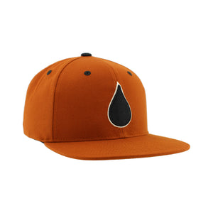 Zephyr Men's NHL Oil Drop Z11 Flat Brim Snapback Hat burnt orange