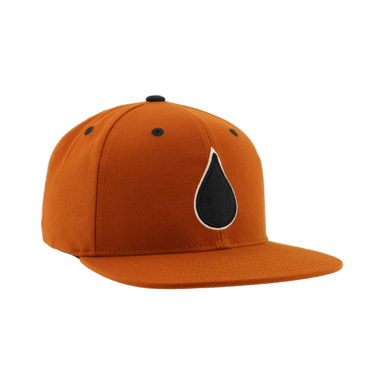 Zephyr Men's NHL Oil Drop Z11 Flat Brim Snapback Hat burnt orange